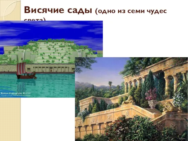 Висячие сады (одно из семи чудес света)