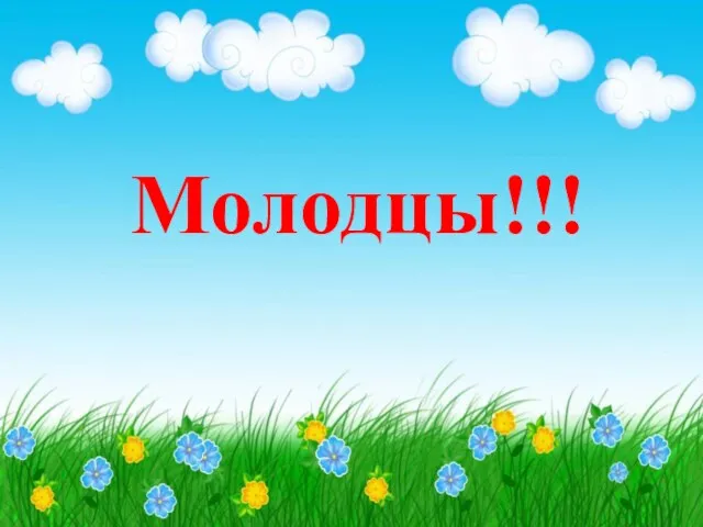 Молодцы!!!