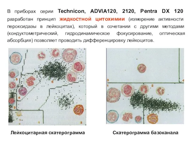 В приборах серии Technicon, ADVIA120, 2120, Pentra DX 120 разработан