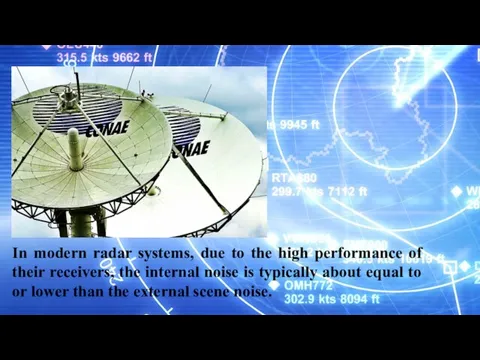 In modern radar systems, due to the high performance of their receivers, the