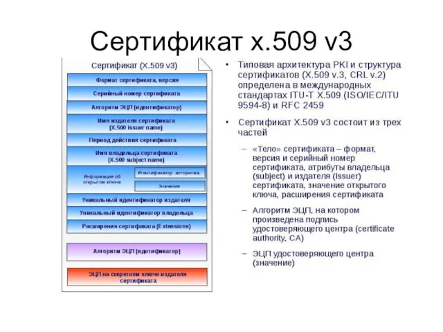 Сертификат x.509 v3