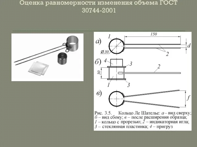 Оценка равномерности изменения объема ГОСТ 30744-2001