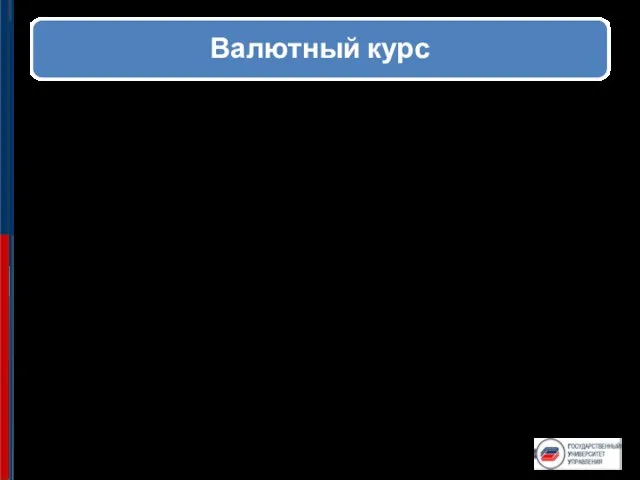 Соотношение между двумя валютами или это цена одной валюты выраженной