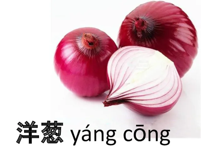 洋葱 yáng cōng