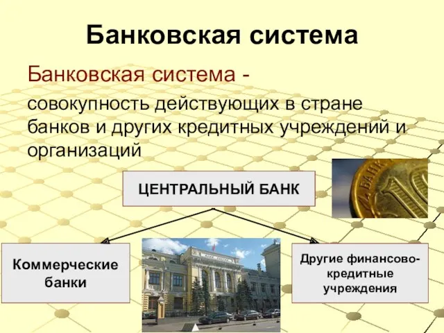Банковская система Банковская система - совокупность действующих в стране банков