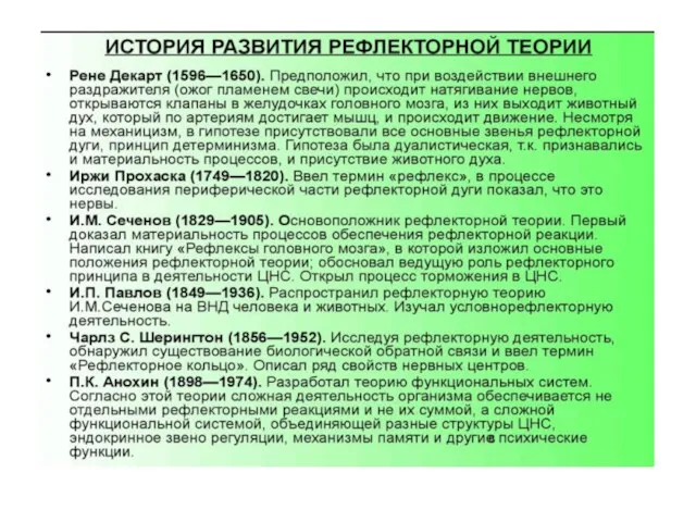 Рефлекторная теория