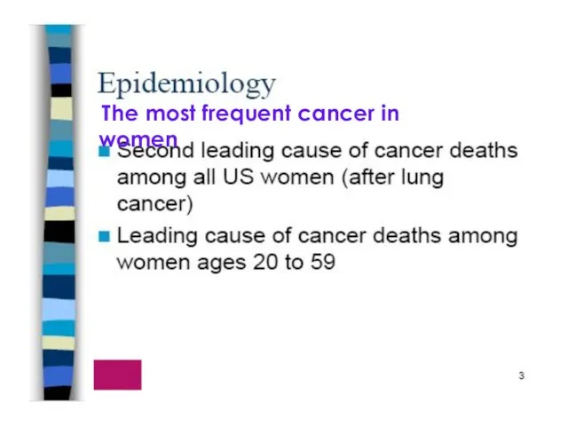 The most frequent cancer in women