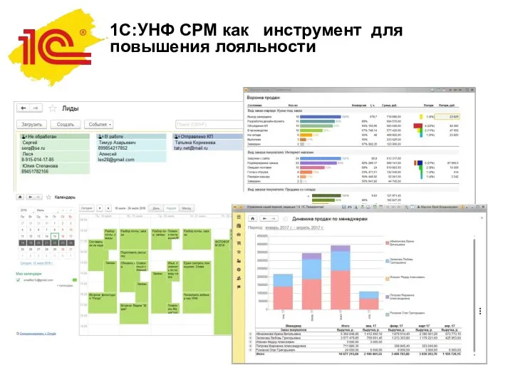 1С:УНФ СРМ как инструмент для повышения лояльности