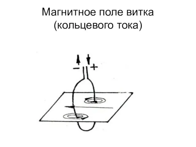 Магнитное поле витка (кольцевого тока)