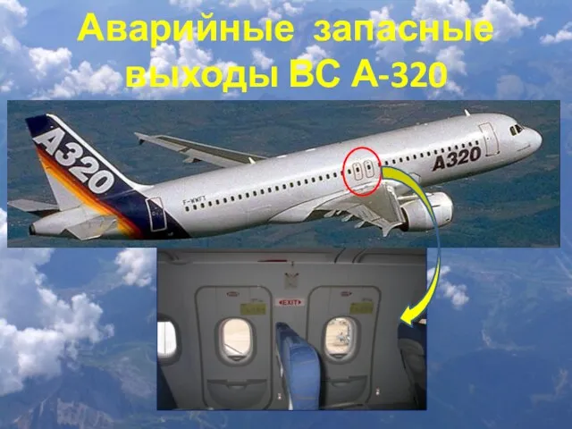 Аварийные запасные выходы ВС А-320