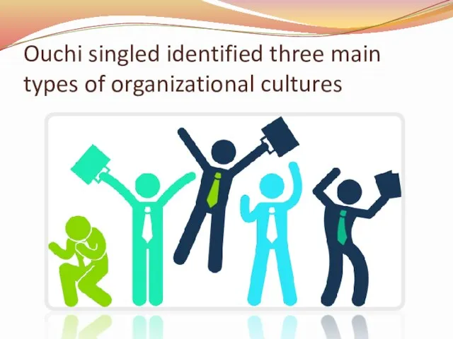 Ouchi singled identified three main types of organizational cultures