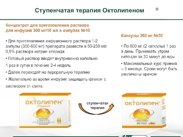 Ступенчатая терапия Октолипеном ®