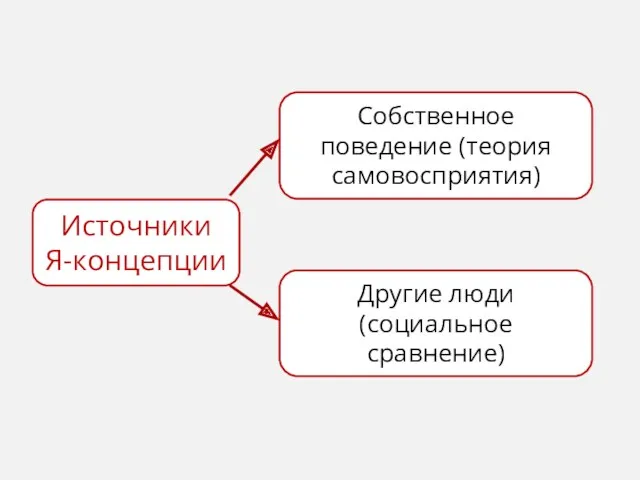 Источники Я-концепции