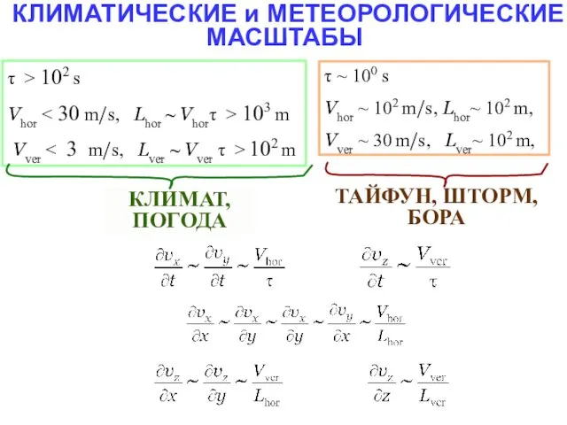 τ > 102 s Vhor 103 m Vver 102 m