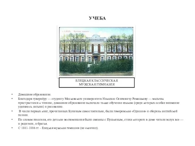 УЧЕБА Домашнее образование. Благодаря гувернёру — студенту Московского университета Николаю