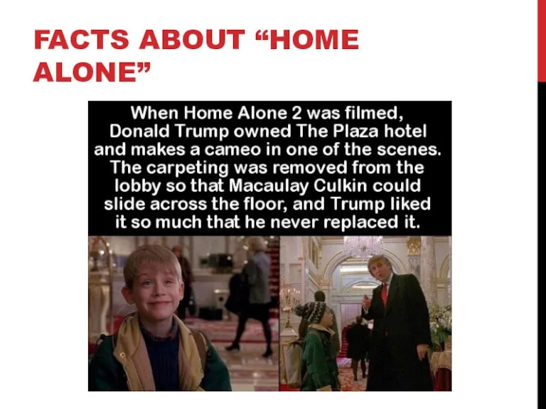 FACTS ABOUT “HOME ALONE”