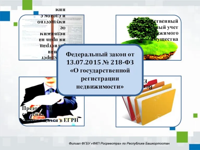 Федеральный закон «О государственной регистрации недвижимости» от 13.07.2015 № 218-ФЗ