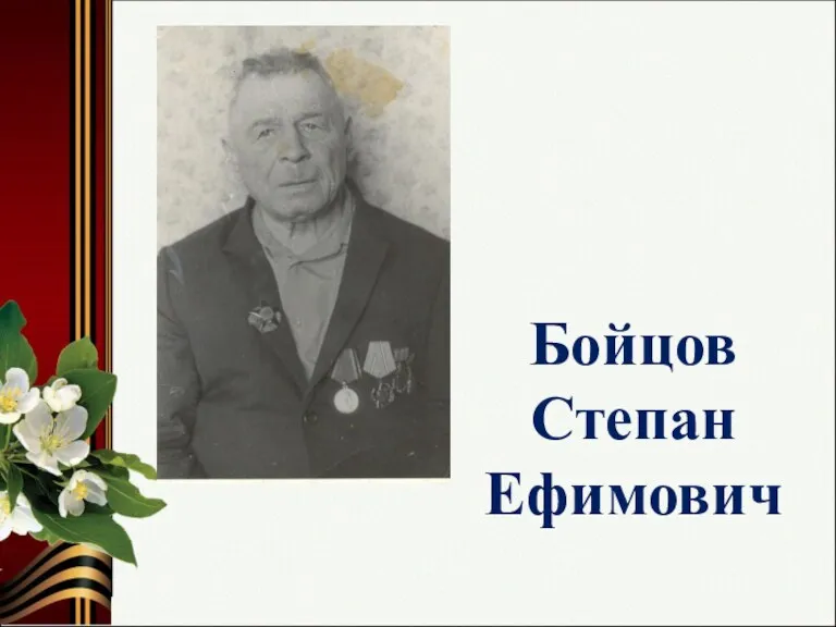 Бойцов Степан Ефимович
