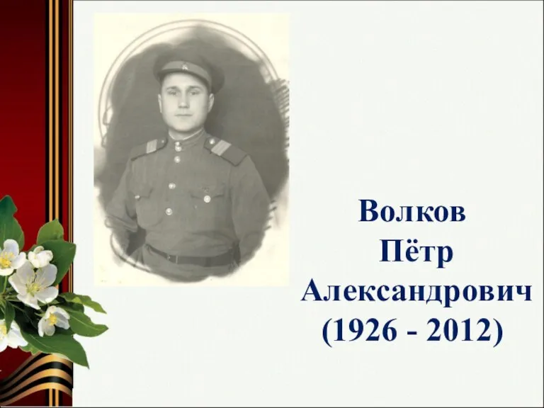 Волков Пётр Александрович (1926 - 2012)