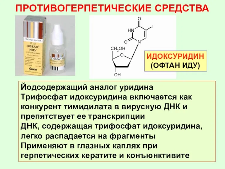 ПРОТИВОГЕРПЕТИЧЕСКИЕ СРЕДСТВА