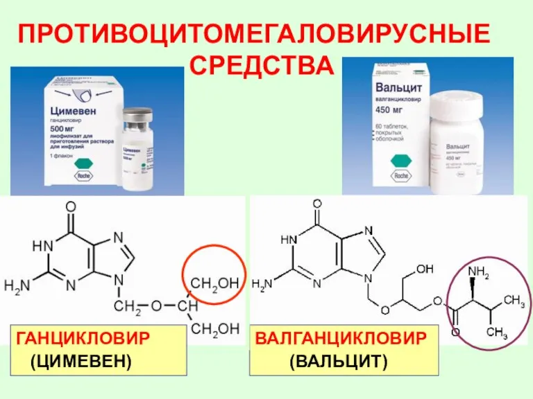 ПРОТИВОЦИТОМЕГАЛОВИРУСНЫЕ СРЕДСТВА