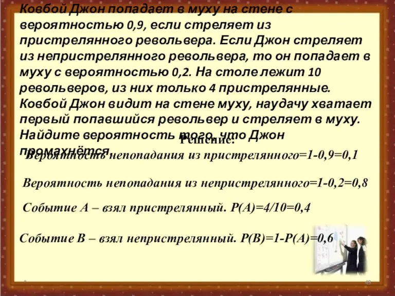 № 320180 Ковбой Джон попадает в муху на стене с