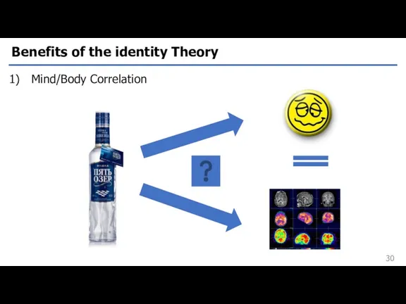 Benefits of the identity Theory Mind/Body Correlation