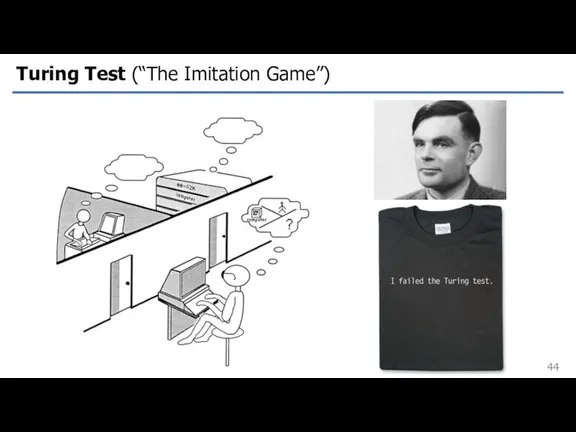 Turing Test (“The Imitation Game”)