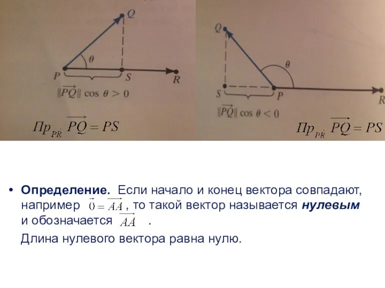 Определение. Если начало и конец вектора совпадают, например , то