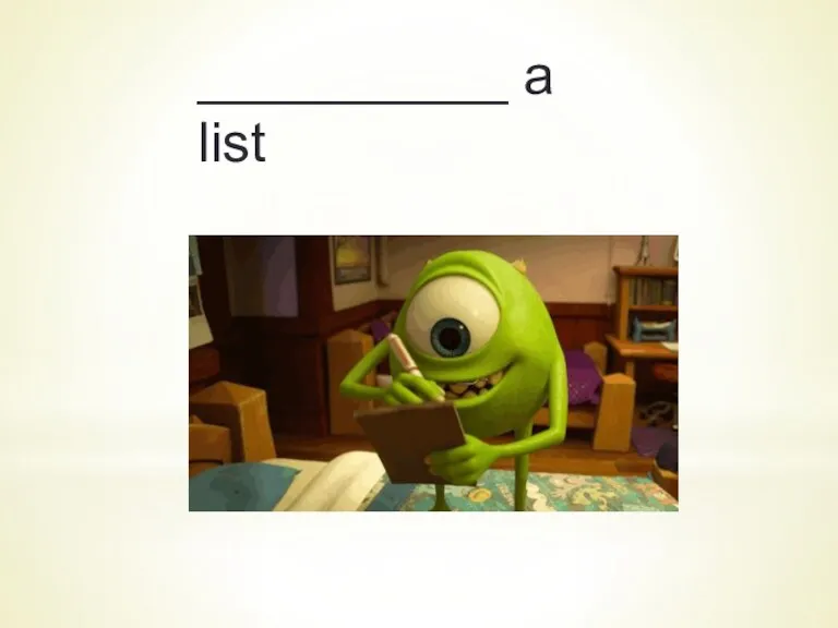 __________ a list