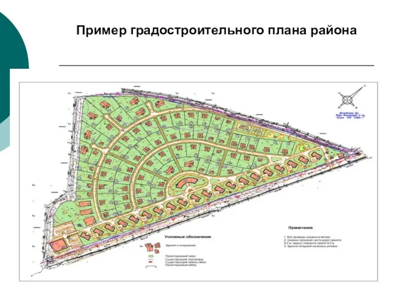 Пример градостроительного плана района
