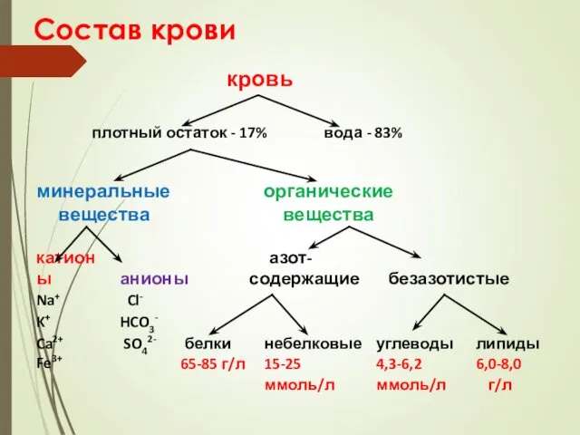 Состав крови