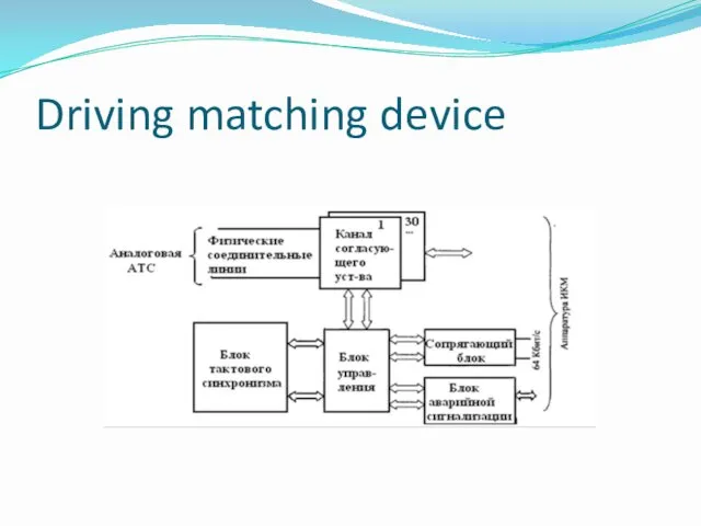 Driving matching device