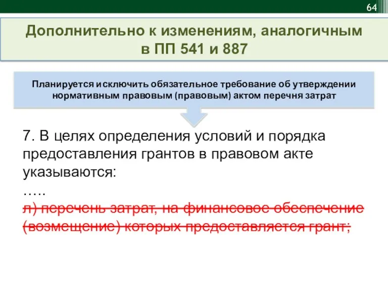 Дополнительно к изменениям, аналогичным в ПП 541 и 887 7.