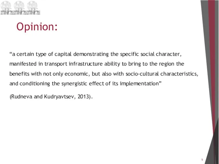 Opinion: “a certain type of capital demonstrating the specific social