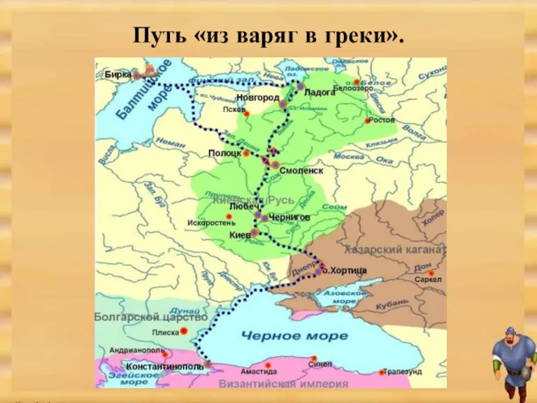 Путь «из варяг в греки».