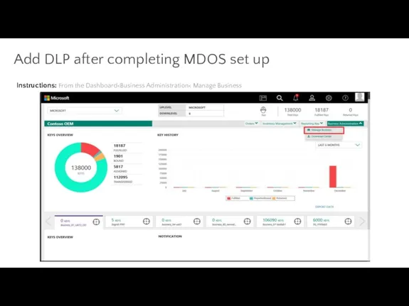 Add DLP after completing MDOS set up Instructions: From the Dashboard