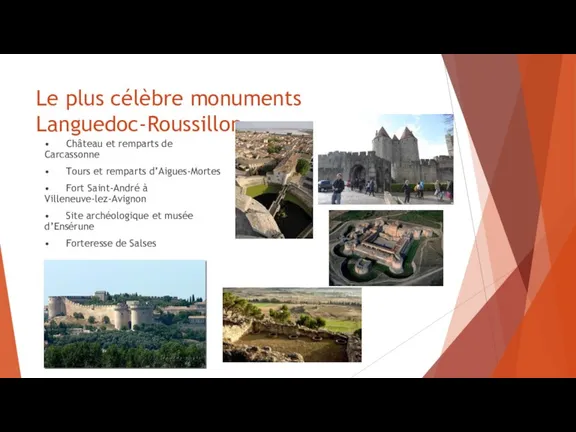 Le plus célèbre monuments Languedoc-Roussillon • Château et remparts de