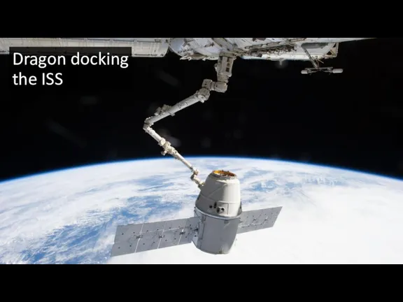 Dragon docking the ISS