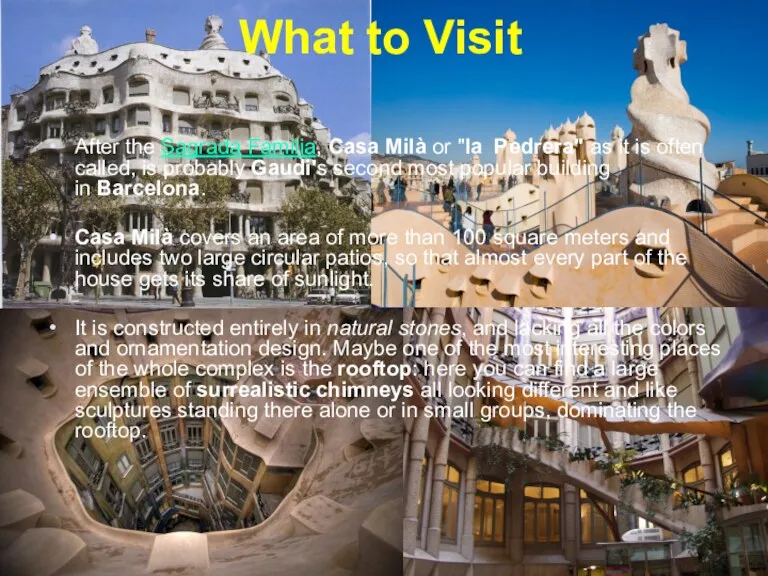 What to Visit After the Sagrada Familia, Casa Milà or