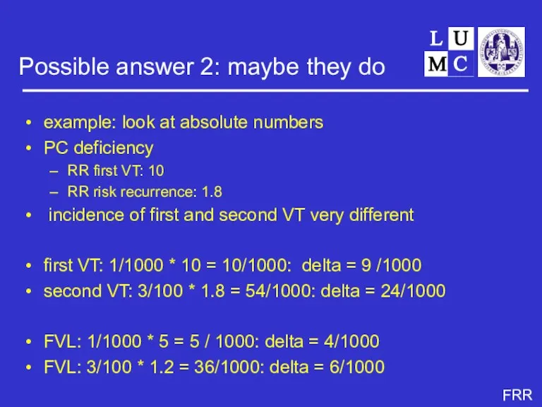 Possible answer 2: maybe they do example: look at absolute