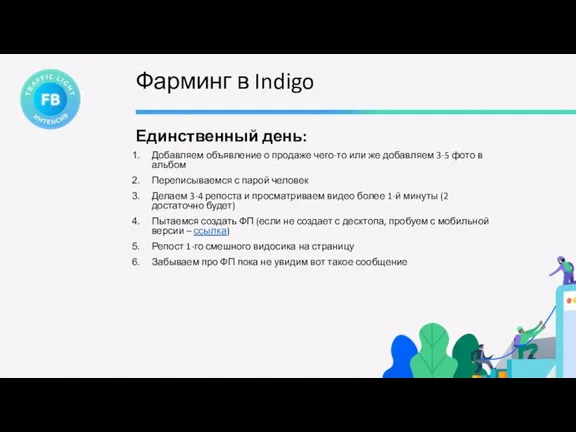 Фарминг в Indigo Единственный день: Добавляем объявление о продаже чего-то