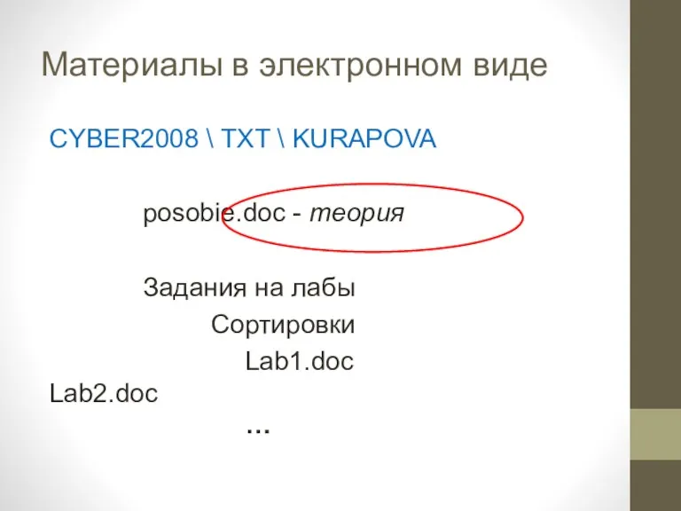 Материалы в электронном виде CYBER2008 \ TXT \ KURAPOVA posobie.doc