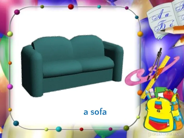 a sofa