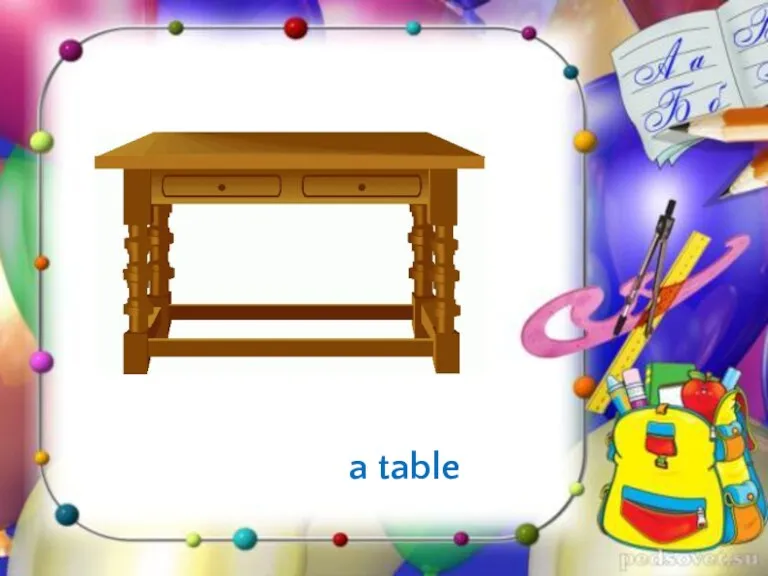 a table