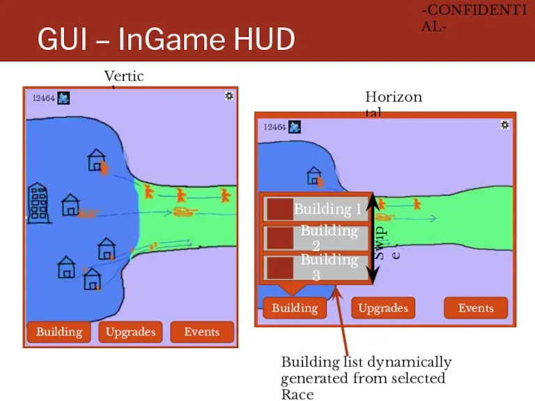 GUI – InGame HUD Vertical Horizontal 12464 12464 Building Building