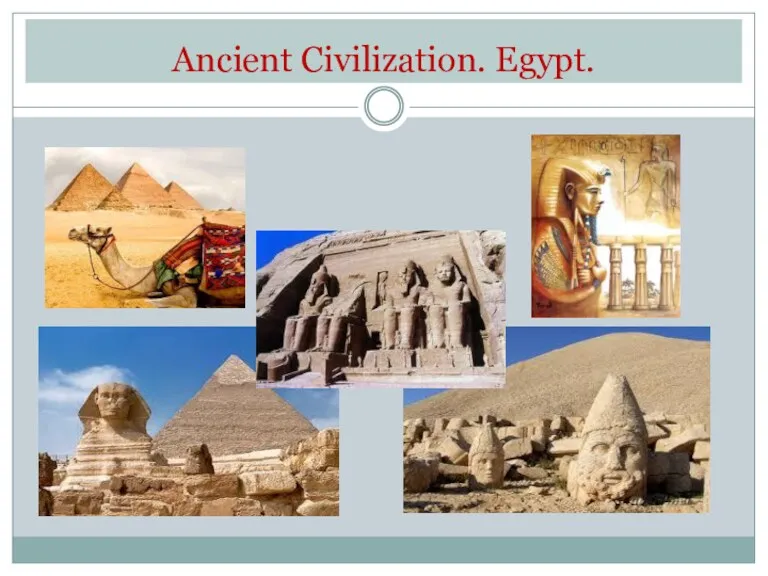 Ancient Civilization. Egypt.