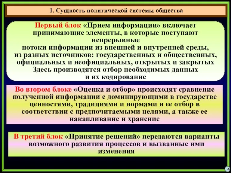 4 Во втором блоке «Оценка и отбор» происходят сравнение полученной