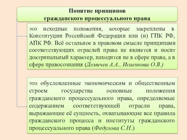 Понятие принципов гражданского процессуального права это исходные положения, которые закреплены