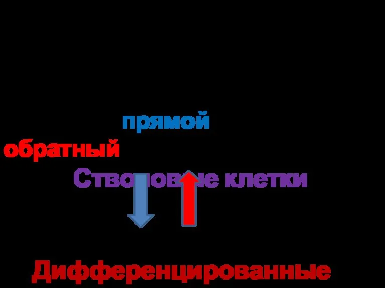 Опыты Джона Гердона (1962) впервые показали, что возможен не только